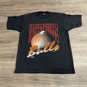 Vintage USFL Jacksonville Bulls Shirt, Made in USA, NOS, Rare